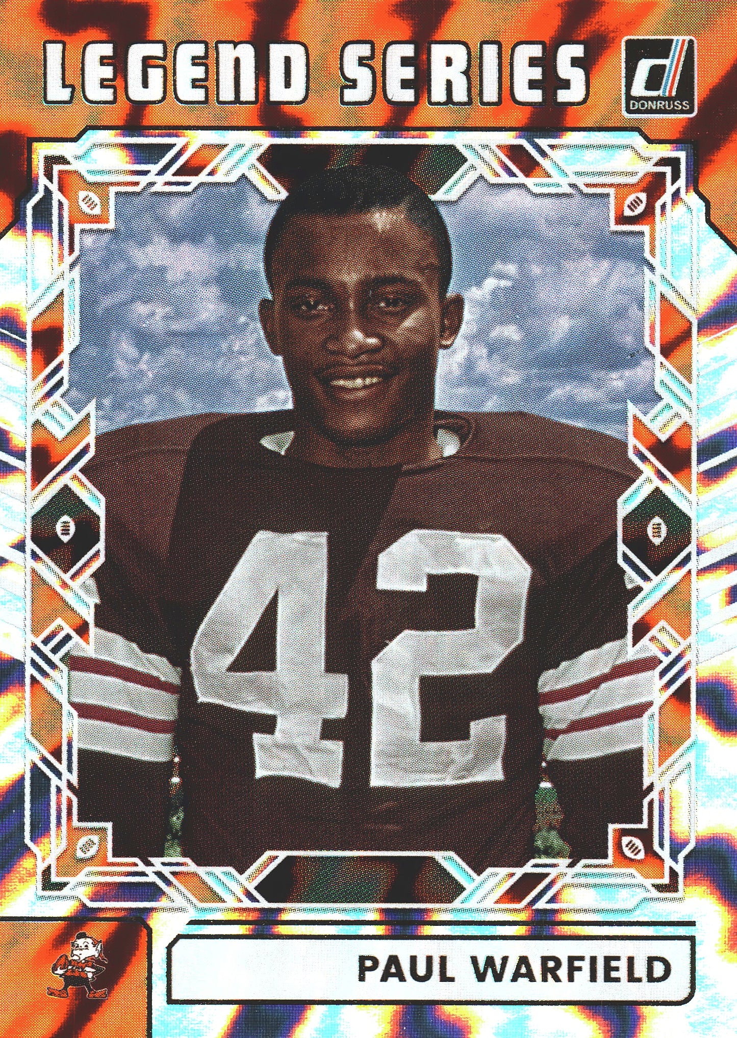 2025 Panini Donruss Legend Series Paul Warfield #TLS-PWA Cleveland Browns