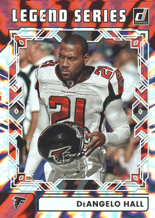 2025 Panini Donruss Legend Series DeAngelo Hall #TLS-DHL Atlanta Falcons