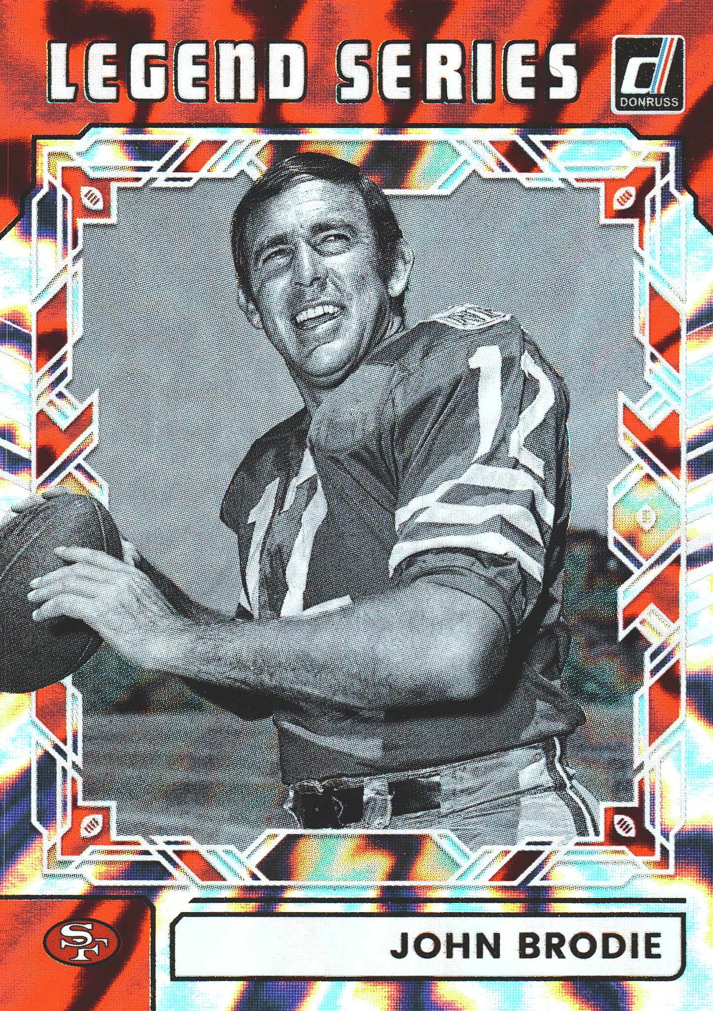 2025 Panini Donruss Legend Series John Brodie #TLS-JBR San Francisco 49ers