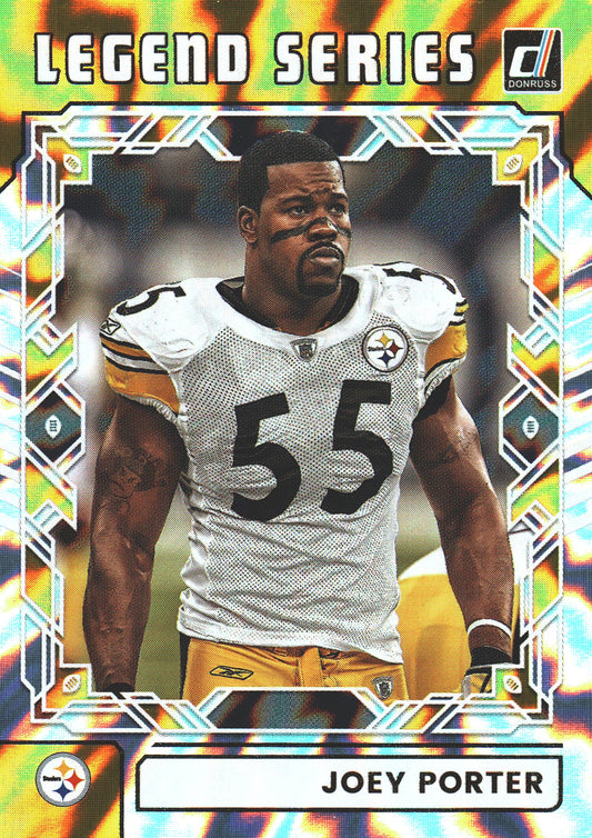 2025 Panini Donruss Legend Series Joey Porter #TLS-JPO Pittsburgh Steelers