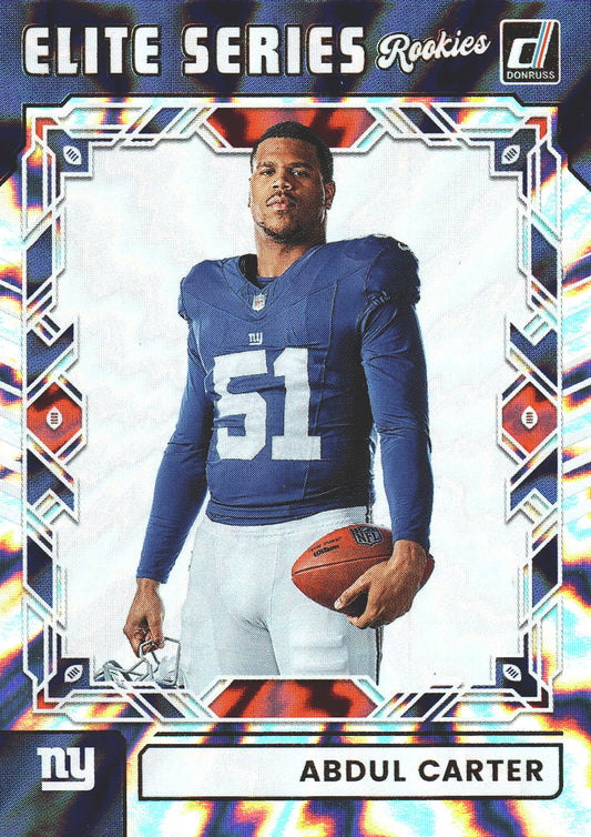2025 Panini Donruss Elite Series Rookies Abdul Carter #ESR-ACR New York Giants