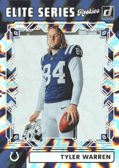 2025 Panini Donruss Elite Series Rookies Tyler Warren #ESR-TWN Indianapolis Colts