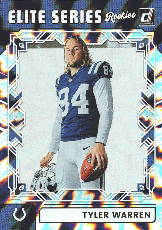 2025 Panini Donruss Elite Series Rookies Tyler Warren #ESR-TWN Indianapolis Colts