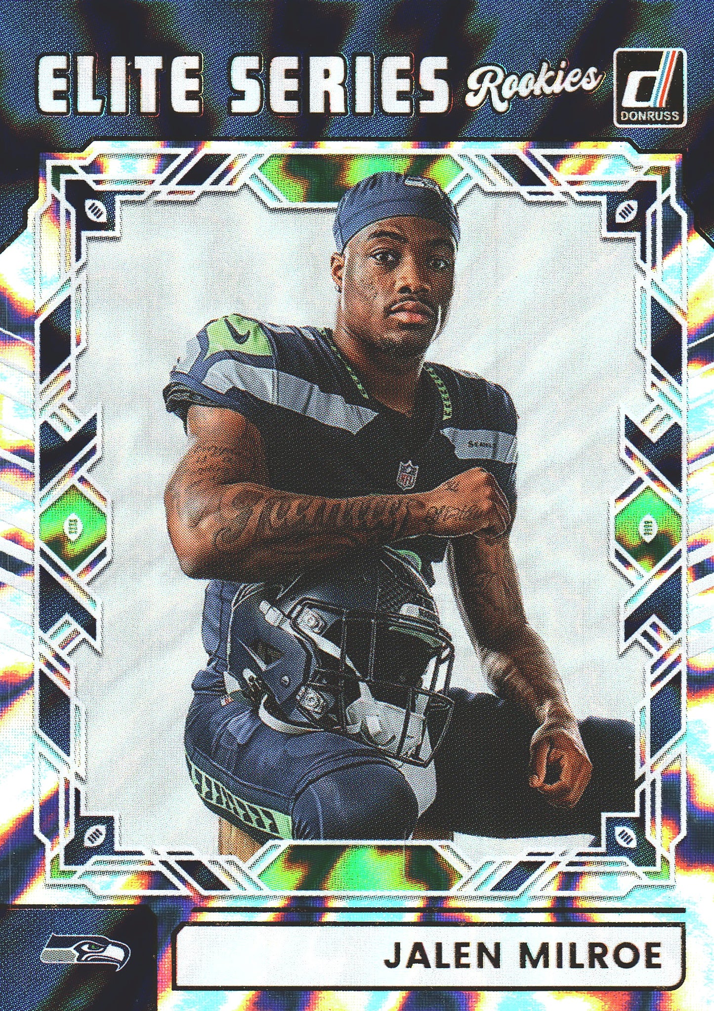 2025 Panini Donruss Elite Series Rookies Jalen Milroe #ESR-JME Seattle Seahawks