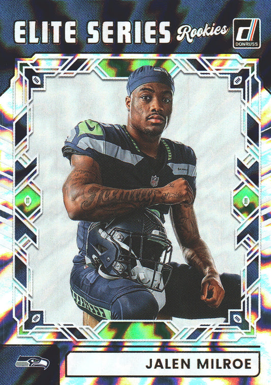 2025 Panini Donruss Elite Series Rookies Jalen Milroe #ESR-JME Seattle Seahawks