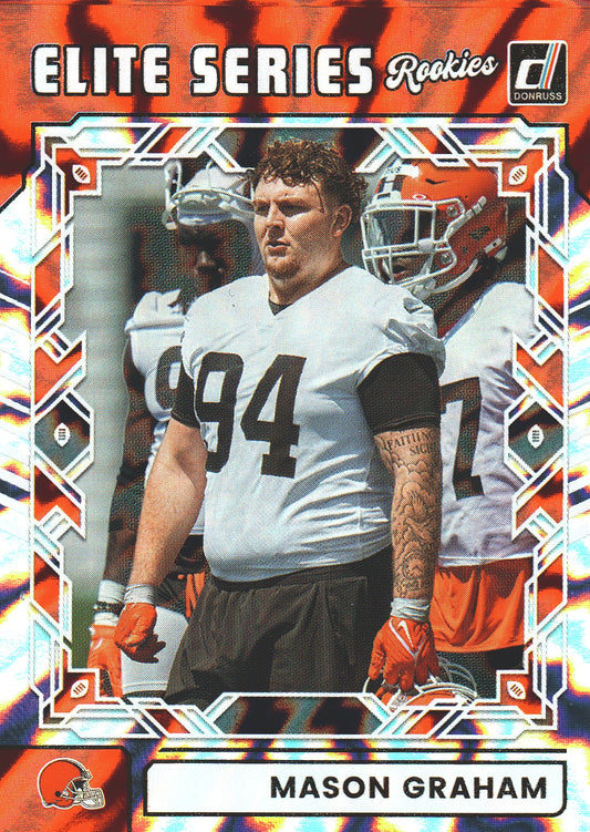 2025 Panini Donruss Elite Series Rookies Mason Graham #ESR-MGM Cleveland Browns