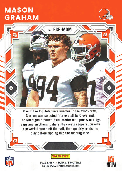 2025 Panini Donruss Elite Series Rookies Mason Graham #ESR-MGM Cleveland Browns