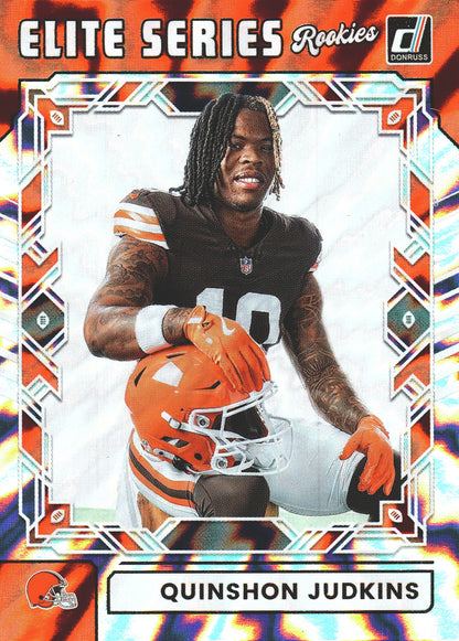 2025 Panini Donruss Elite Series Rookies Quinshon Judkins #ESR-QJS Cleveland Browns