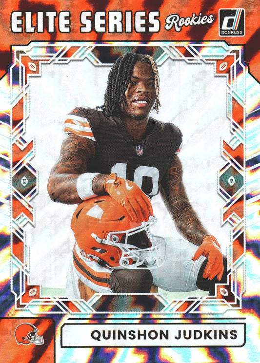 2025 Panini Donruss Elite Series Rookies Quinshon Judkins #ESR-QJS Cleveland Browns