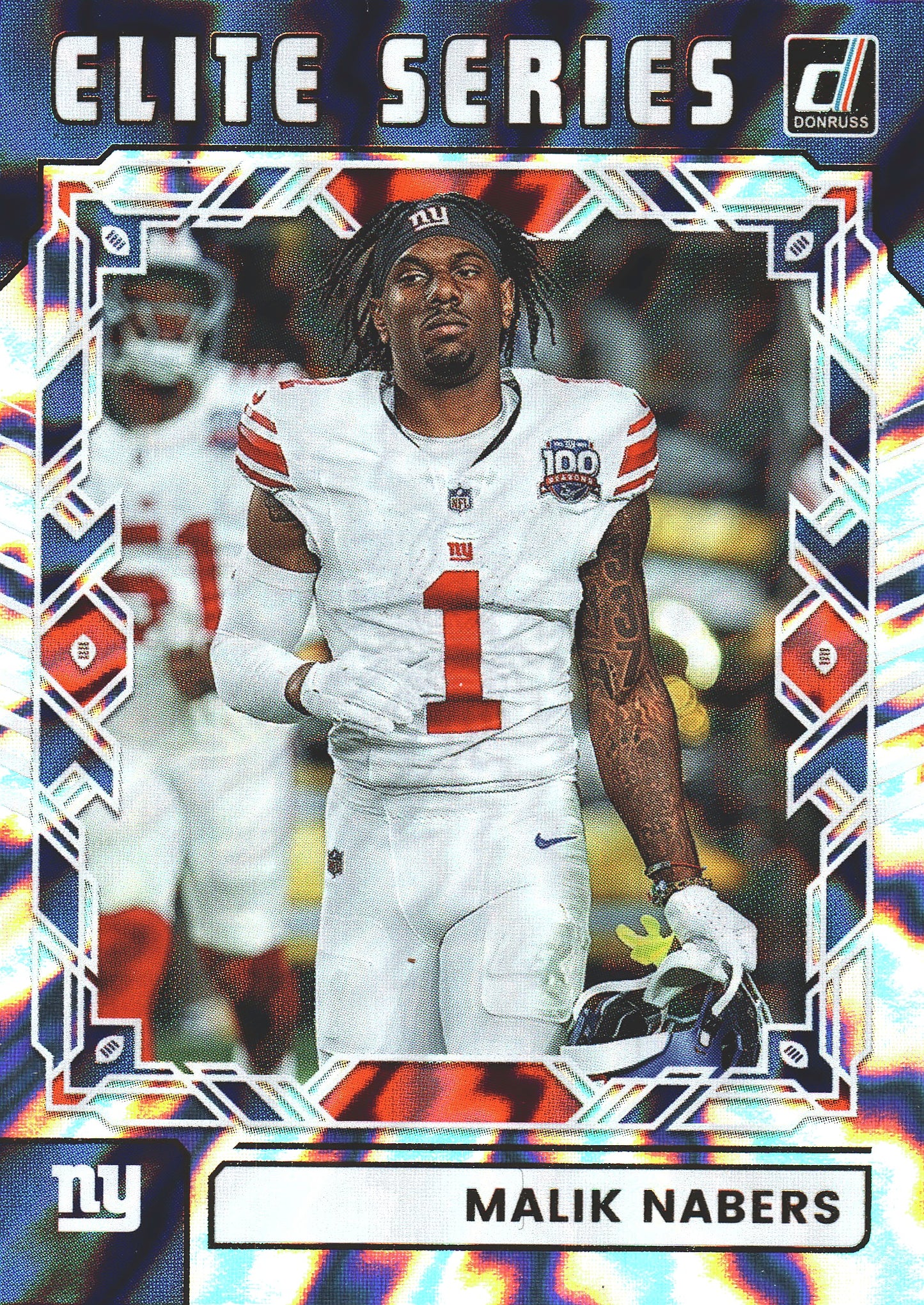2025 Panini Donruss Elite The Elite Series Malik Nabers #TES-MNA New York Giants