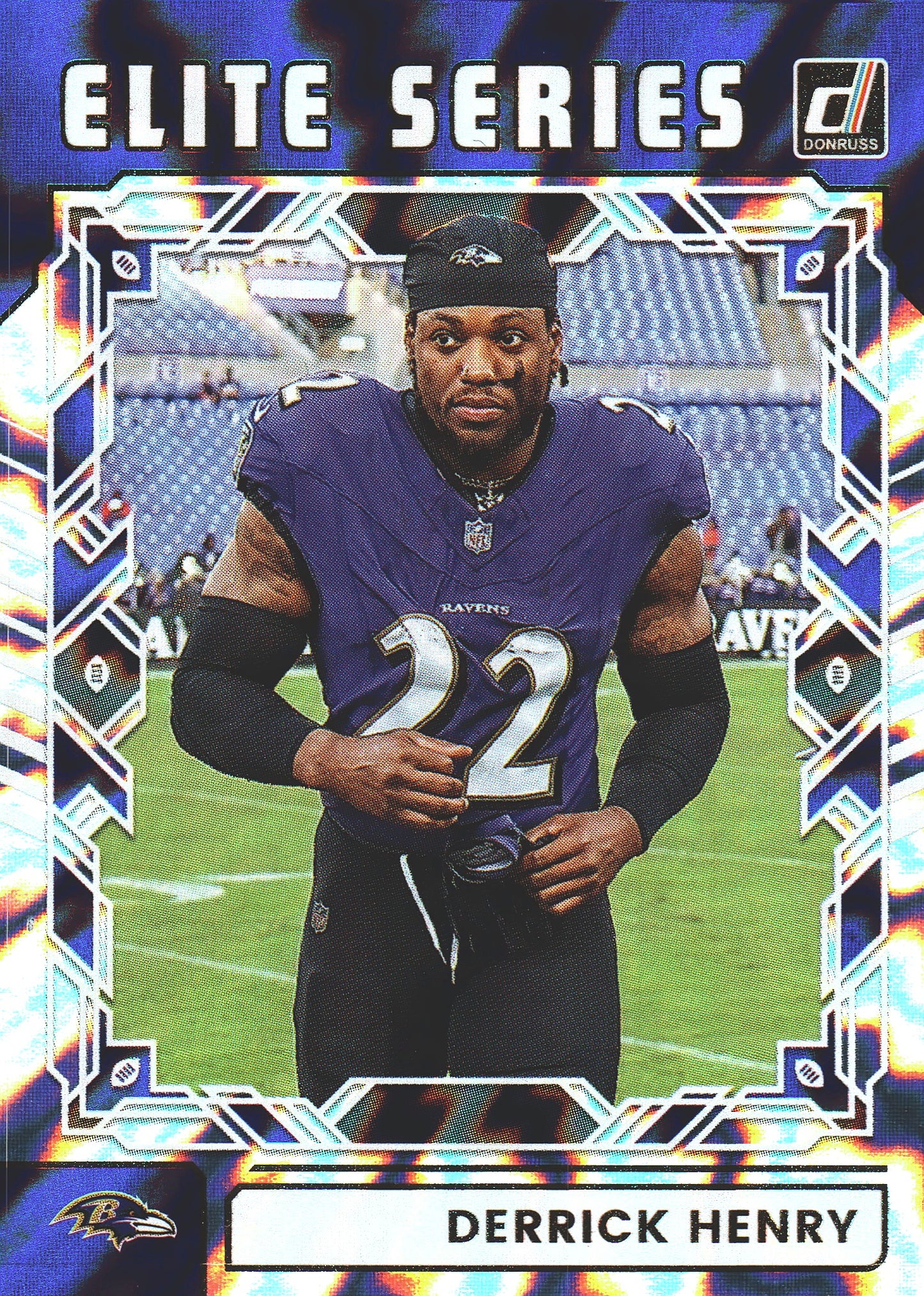 2025 Panini Donruss Elite The Elite Series Derrick Henry #TES-DHE Baltimore Ravens