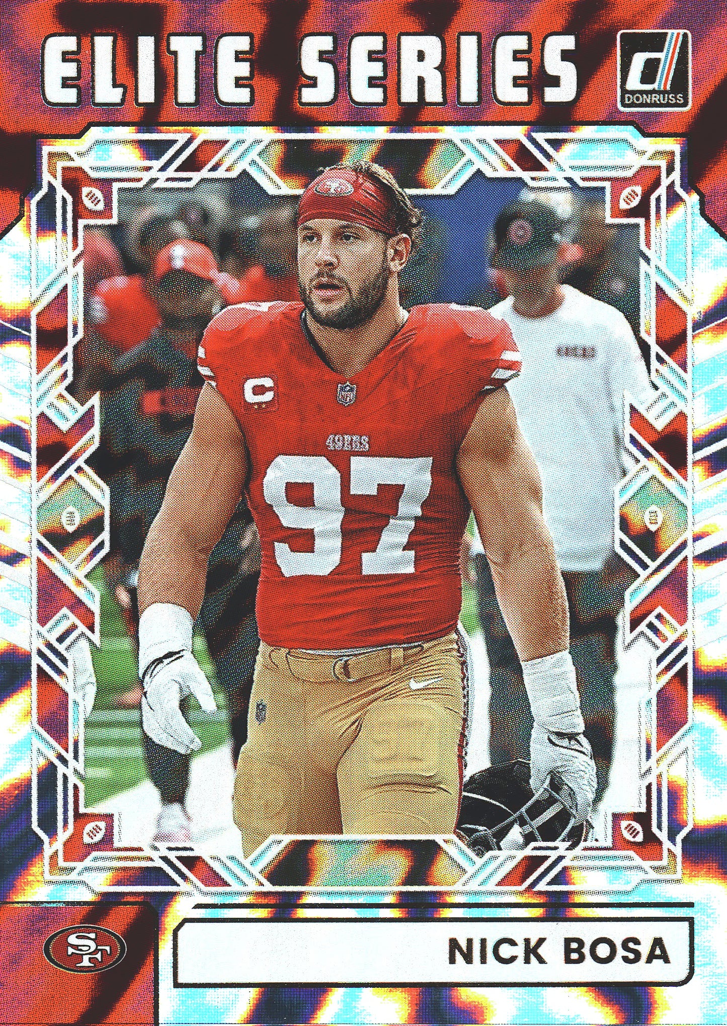 2025 Panini Donruss Elite The Elite Series Nick Bosa #TES-NBO San Francisco 49ers
