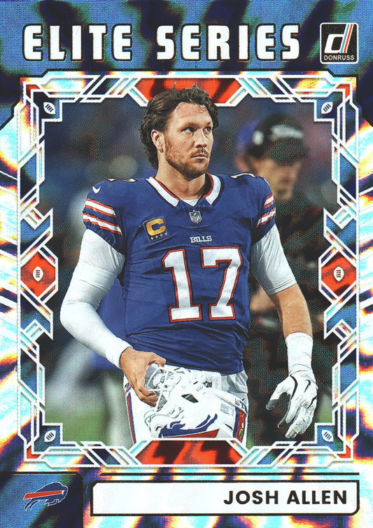 2025 Panini Donruss Elite The Elite Series Josh Allen #TES-JAL Buffalo Bills