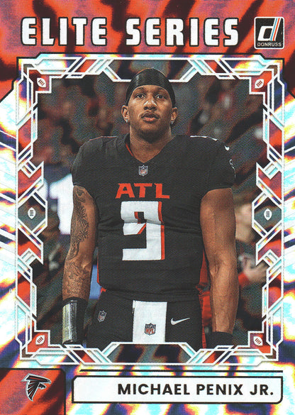 2025 Panini Donruss Elite The Elite Series Michael Penix Jr. #TES-MPE Atlanta Falcons