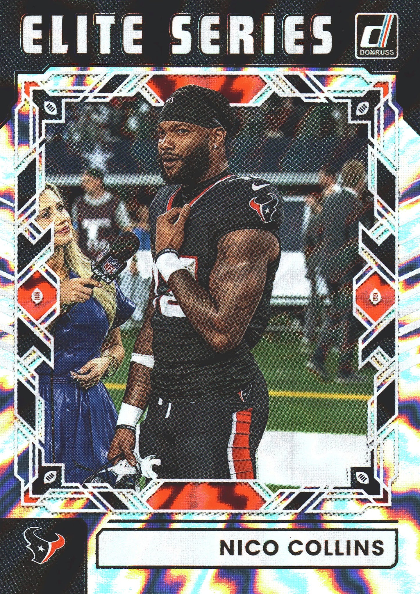 2025 Panini Donruss Elite The Elite Series Nico Collins #TES-NCO Houston Texans
