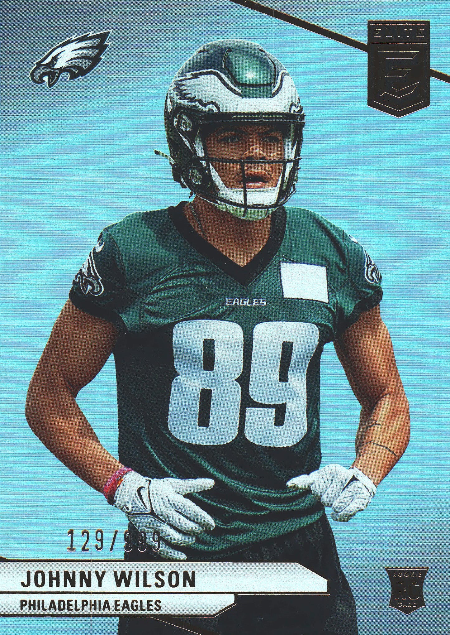 2024 Panini Donruss Elite Johnny Wilson RC /999 #178 Philadelphia Eagles