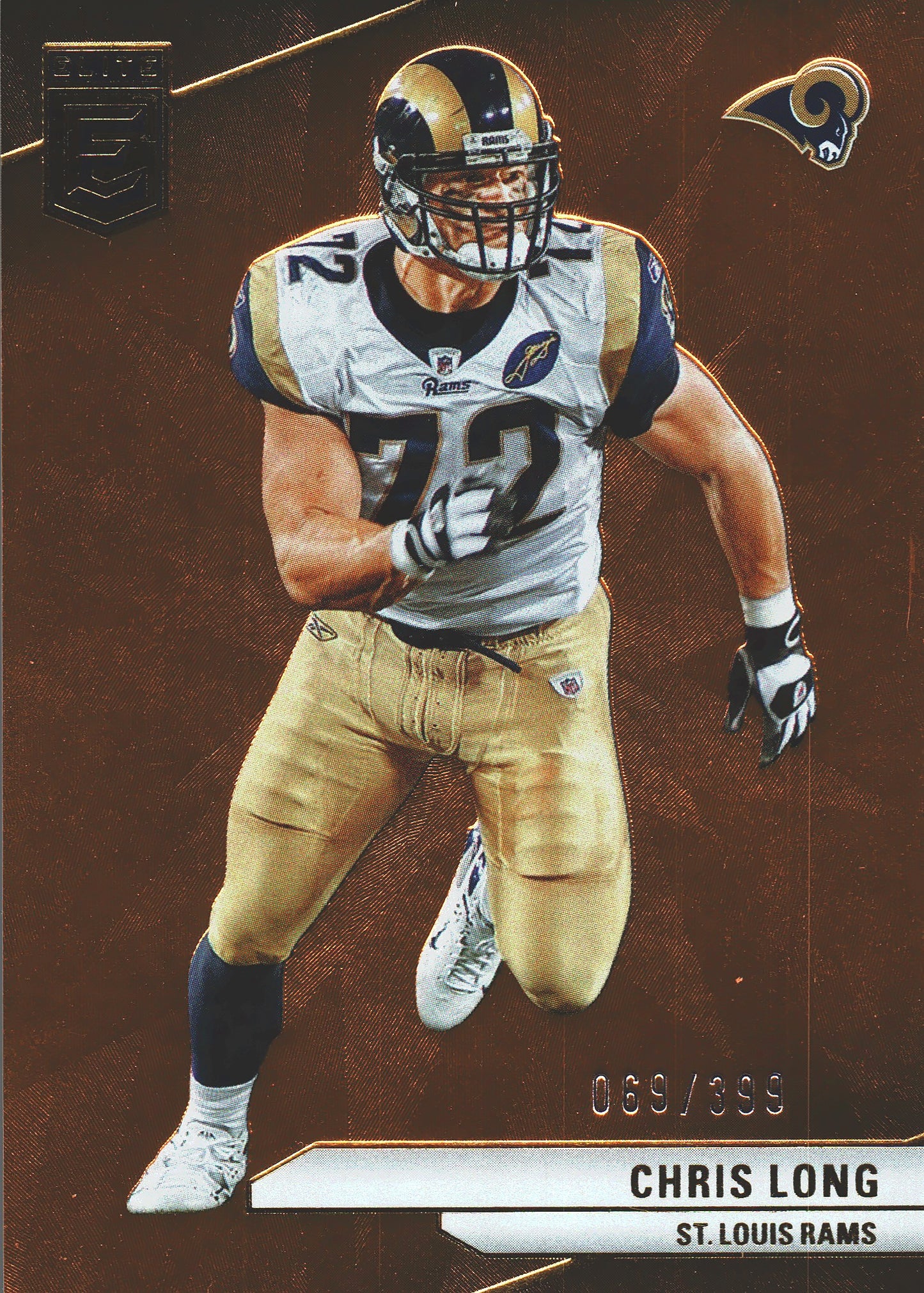 2024 Panini Donruss Elite Chris Long /399 #48 St. Louis Rams