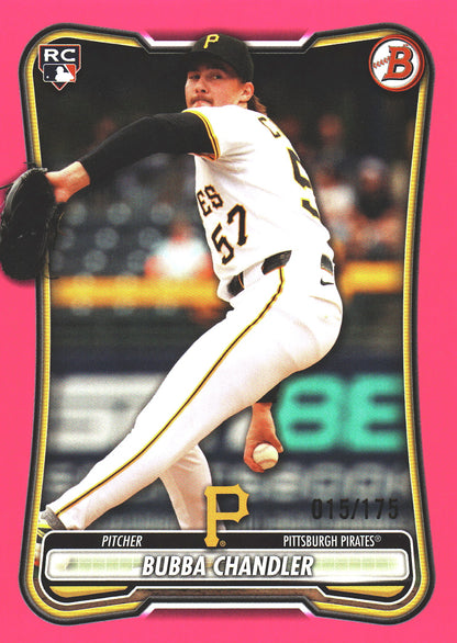 2026 Topps Bowman Pink /175 Bubba Chandler RC #83 Pittsburgh Pirates