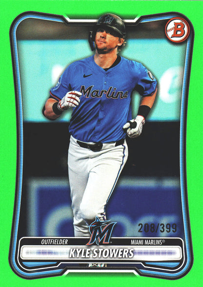 2026 Topps Bowman Green /399 Kyle Stowers #34 Miami Marlins