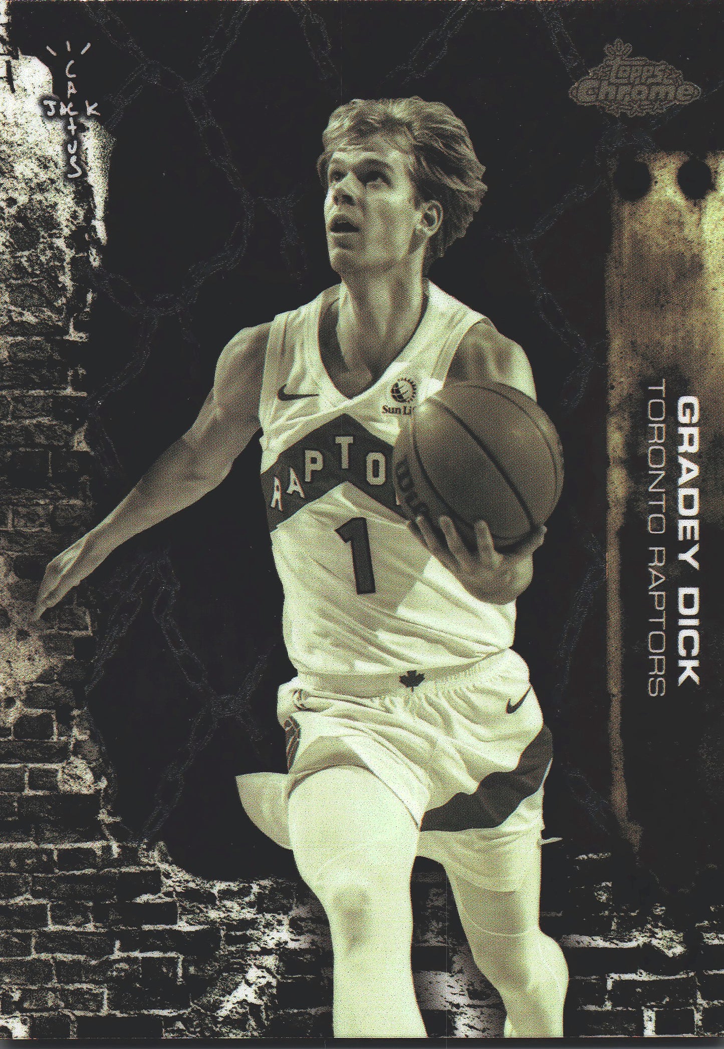 2025 Topps Chrome Cactus Jack Gradey Dick #9 Toronto Raptors