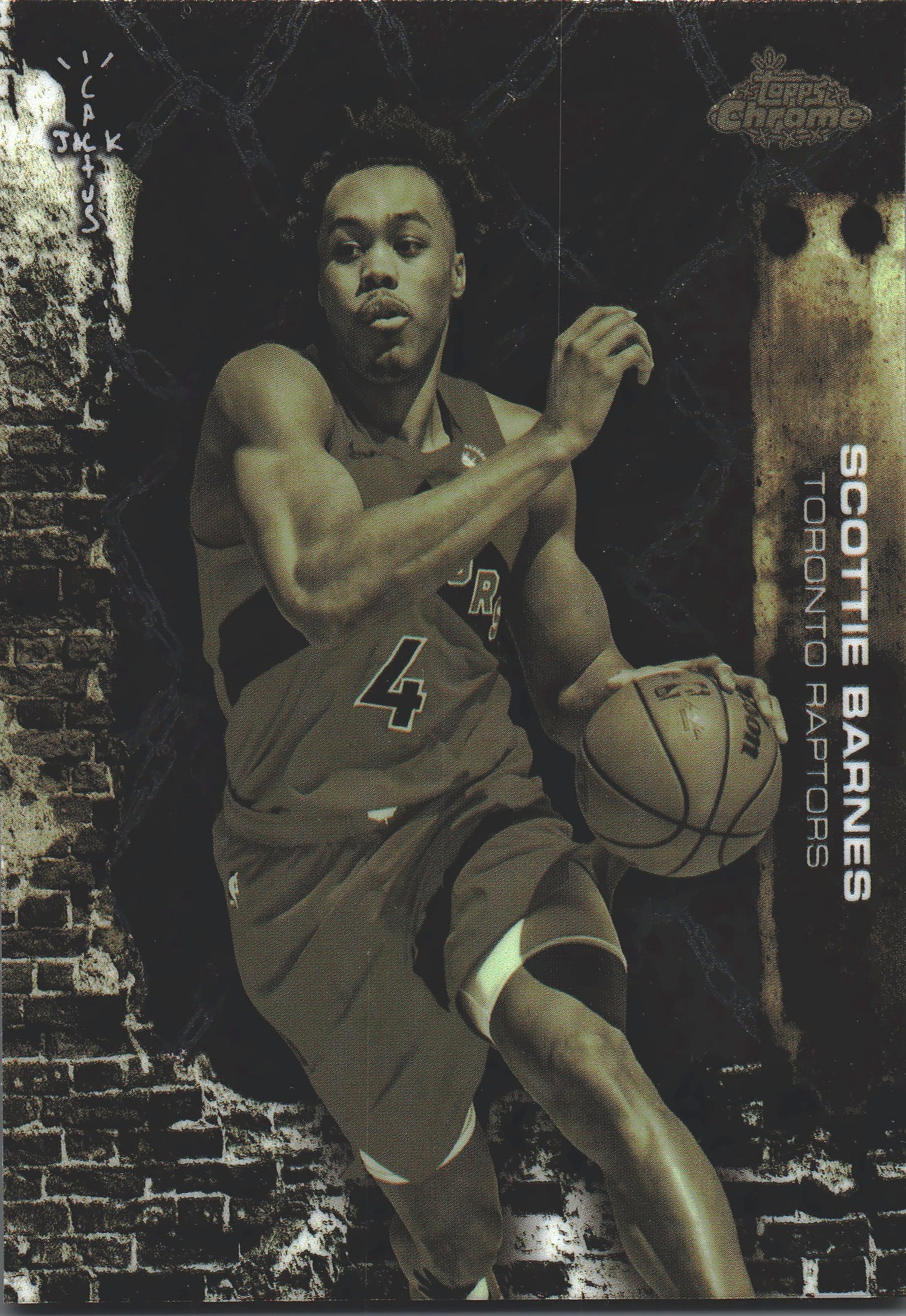 2025 Topps Chrome Cactus Jack Scottie Barnes #10 Toronto Raptors