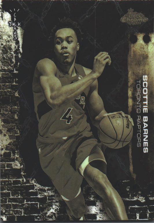 2025 Topps Chrome Cactus Jack Scottie Barnes #10 Toronto Raptors