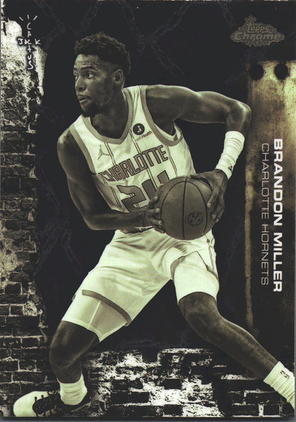 2025 Topps Chrome Cactus Jack Brandon Miller #22 Charlotte Hornets