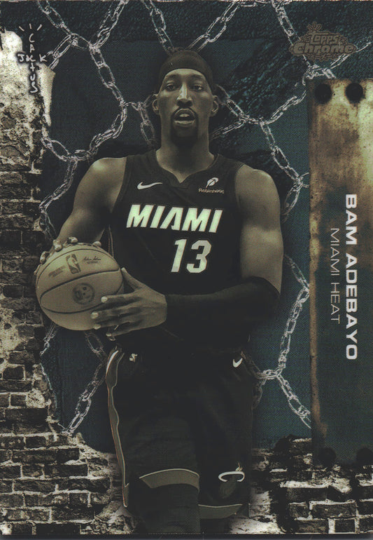 2025 Topps Chrome Cactus Jack Bam Adebayo #24 Miami Heat