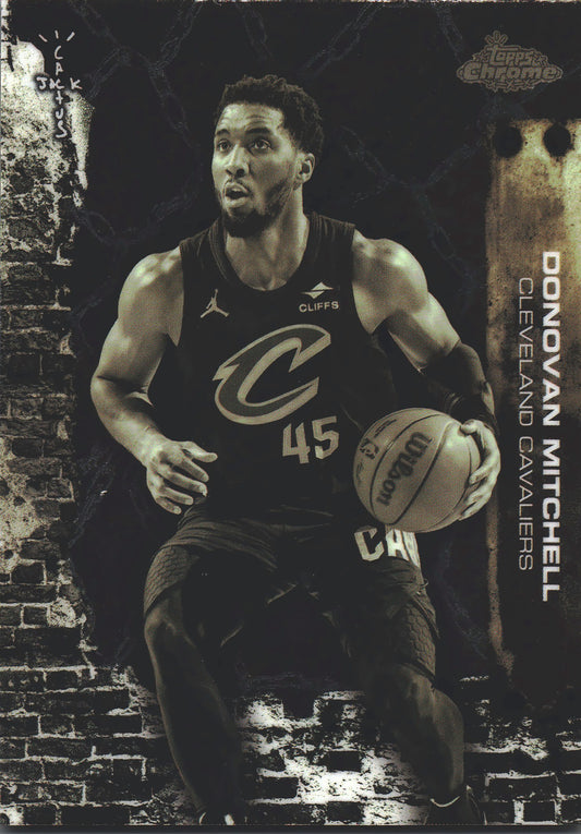 2025 Topps Chrome Cactus Jack Donovan Mitchell #25 Cleveland Cavaliers