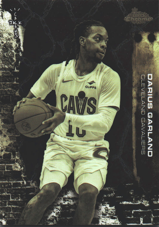 2025 Topps Chrome Cactus Jack Darius Garland #26 Cleveland Cavaliers