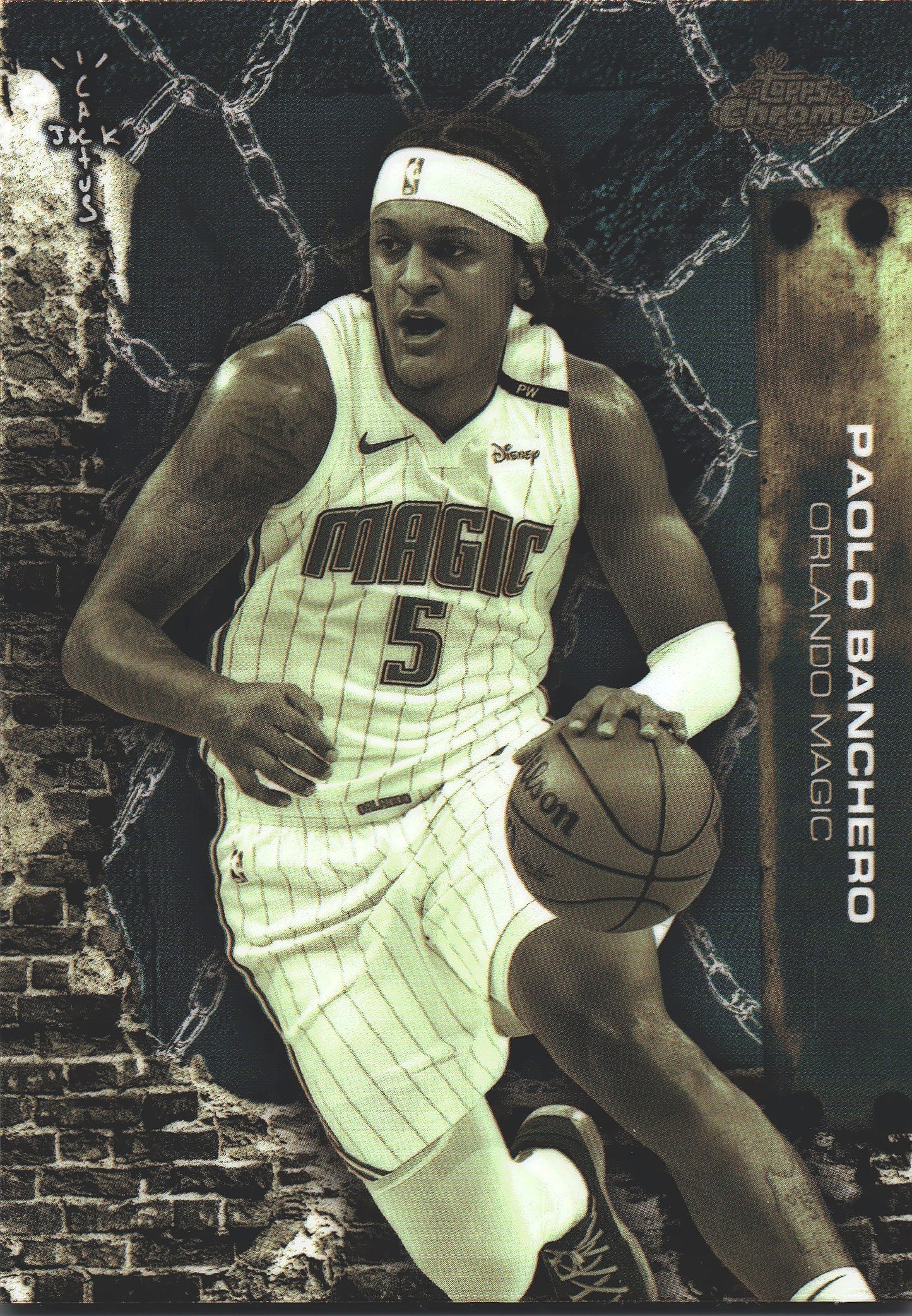 2025 Topps Chrome Cactus Jack Paolo Banchero #27 Orlando Magic