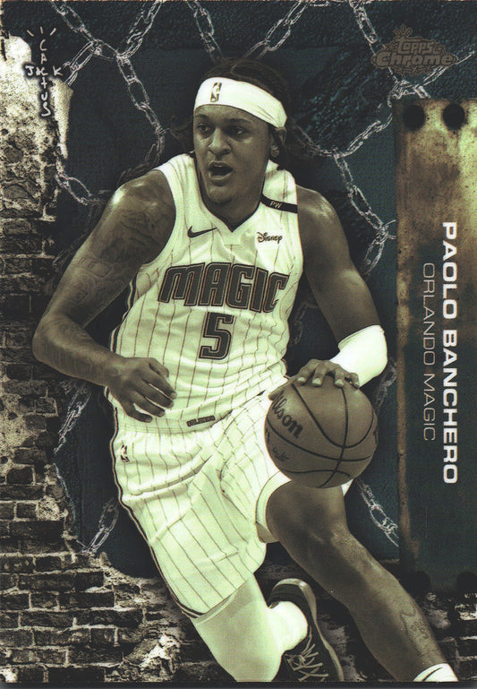 2025 Topps Chrome Cactus Jack Paolo Banchero #27 Orlando Magic