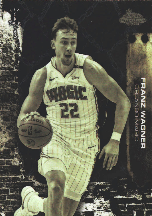 2025 Topps Chrome Cactus Jack Franz Wagner #28 Orlando Magic