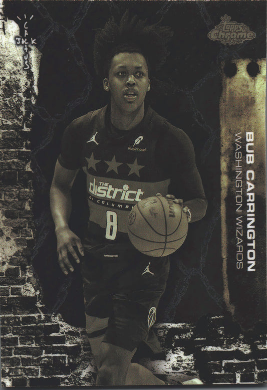 2025 Topps Chrome Cactus Jack Bub Carrington #30 Washington Wizards