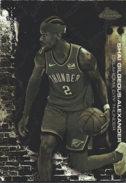 2025 Topps Chrome Cactus Jack Shai Gilgeous-Alexander #35 Oklahoma City Thunder