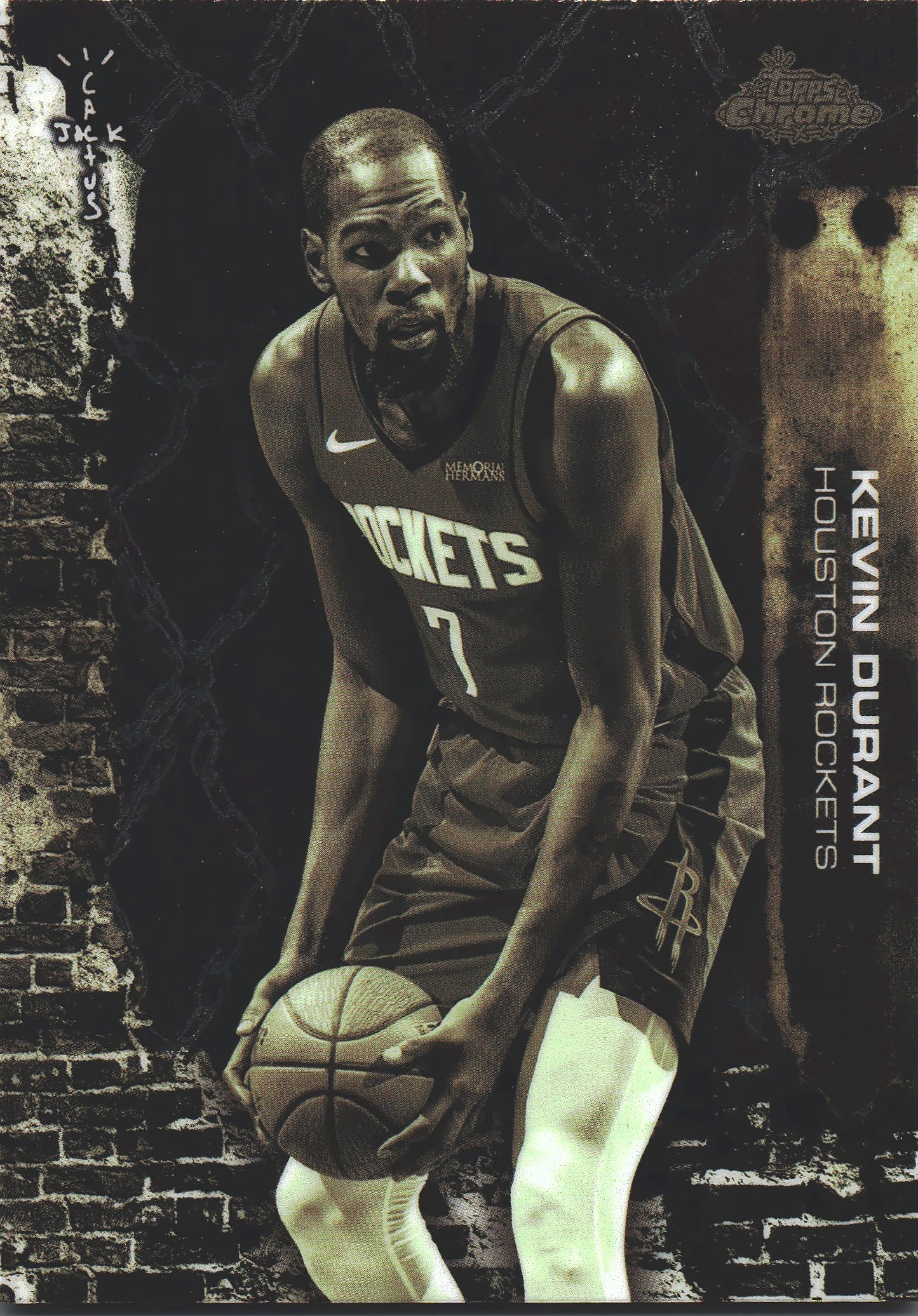 2025 Topps Chrome Cactus Jack Kevin Durant #49 Houston Rockets