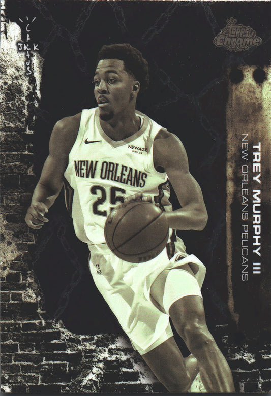 2025 Topps Chrome Cactus Jack Trey Murphy III #58 New Orleans Pelicans