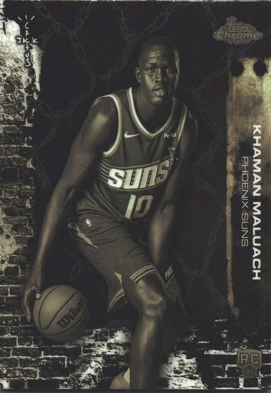 2025 Topps Chrome Cactus Jack Khaman Maluach RC #70 Phoenix Suns