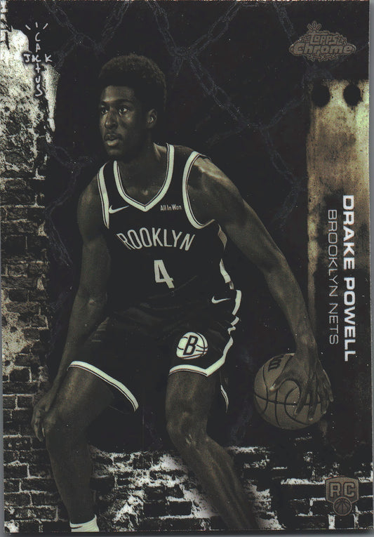 2025 Topps Chrome Cactus Jack Drake Powell RC #82 Brooklyn Nets