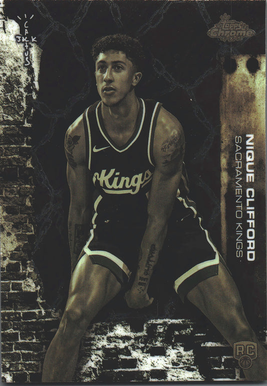 2025 Topps Chrome Cactus Jack Nique Clifford RC #84 Sacramento Kings