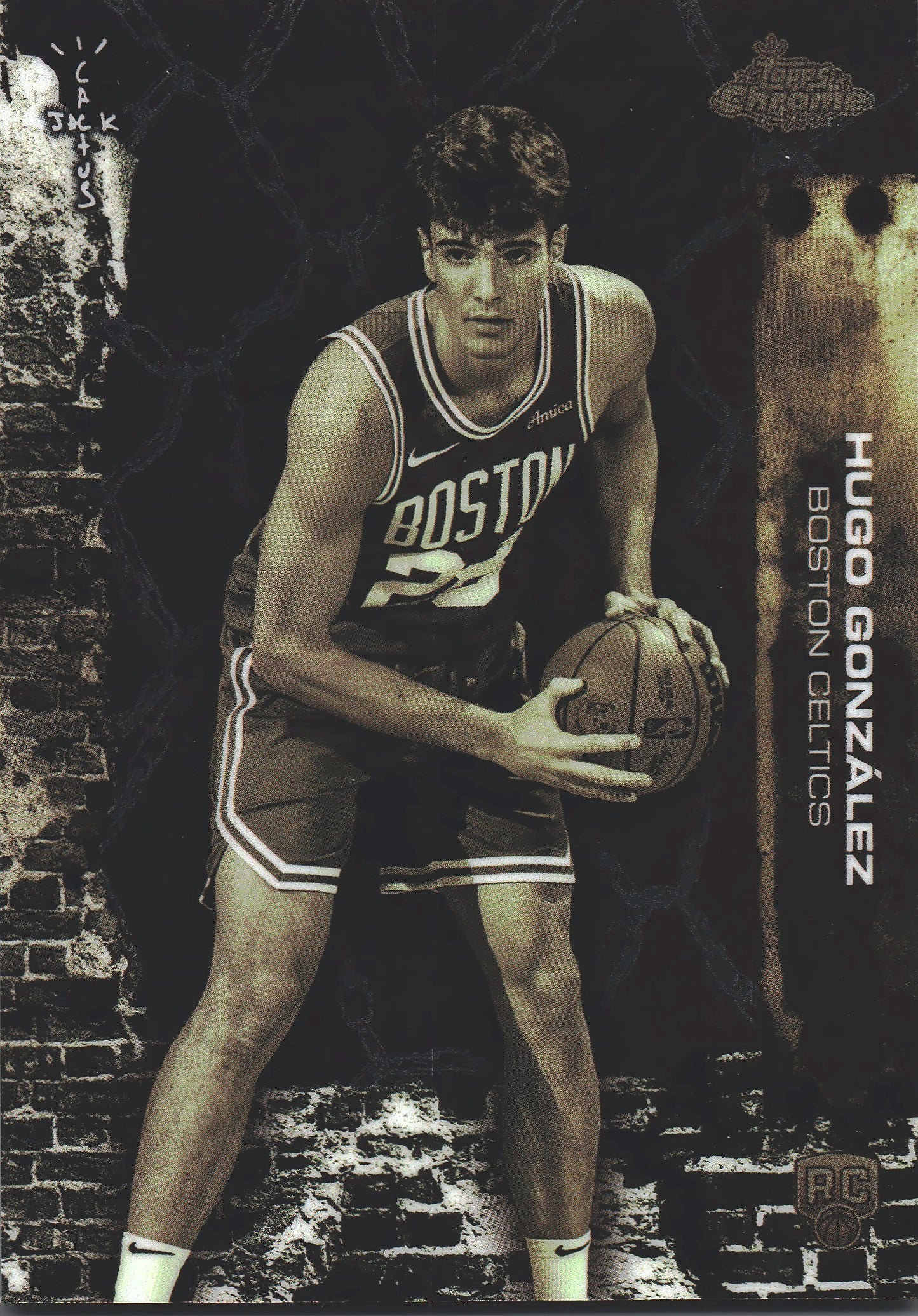 2025 Topps Chrome Cactus Jack Hugo González RC #88 Boston Celtics