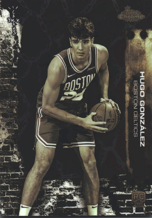 2025 Topps Chrome Cactus Jack Hugo González RC #88 Boston Celtics