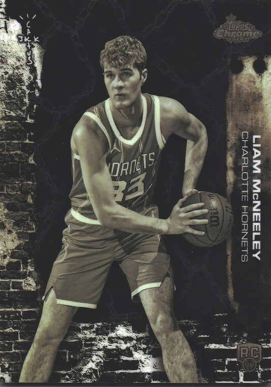 2025 Topps Chrome Cactus Jack Liam McNeeley RC #89 Charlotte Hornets