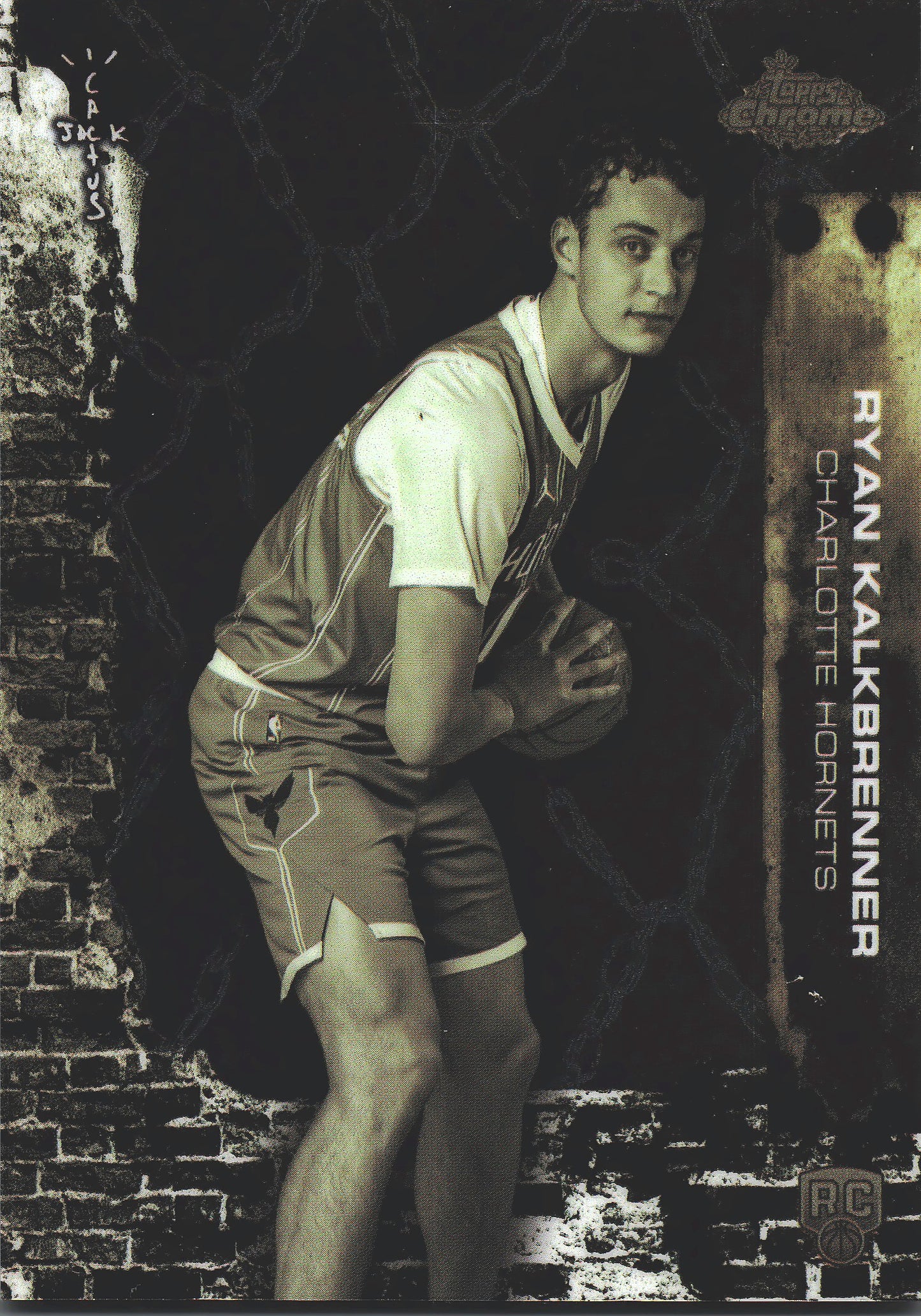 2025 Topps Chrome Cactus Jack Ryan Kalkbrenner RC #94 Charlotte Hornets
