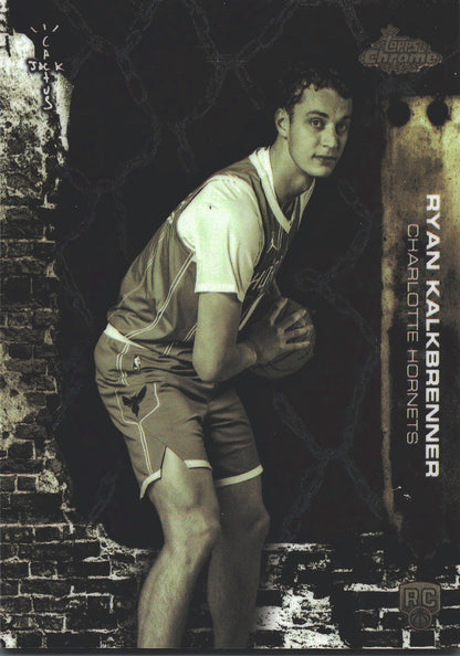 2025 Topps Chrome Cactus Jack Ryan Kalkbrenner RC #94 Charlotte Hornets