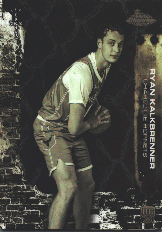 2025 Topps Chrome Cactus Jack Ryan Kalkbrenner RC #94 Charlotte Hornets