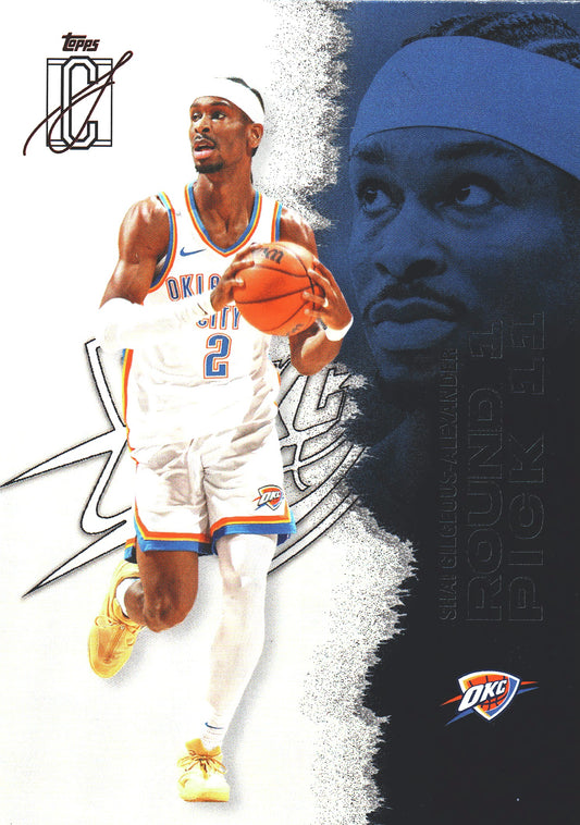 2025 Topps Signature Class Shai Gilgeous-Alexander #54 Oklahoma City Thunder