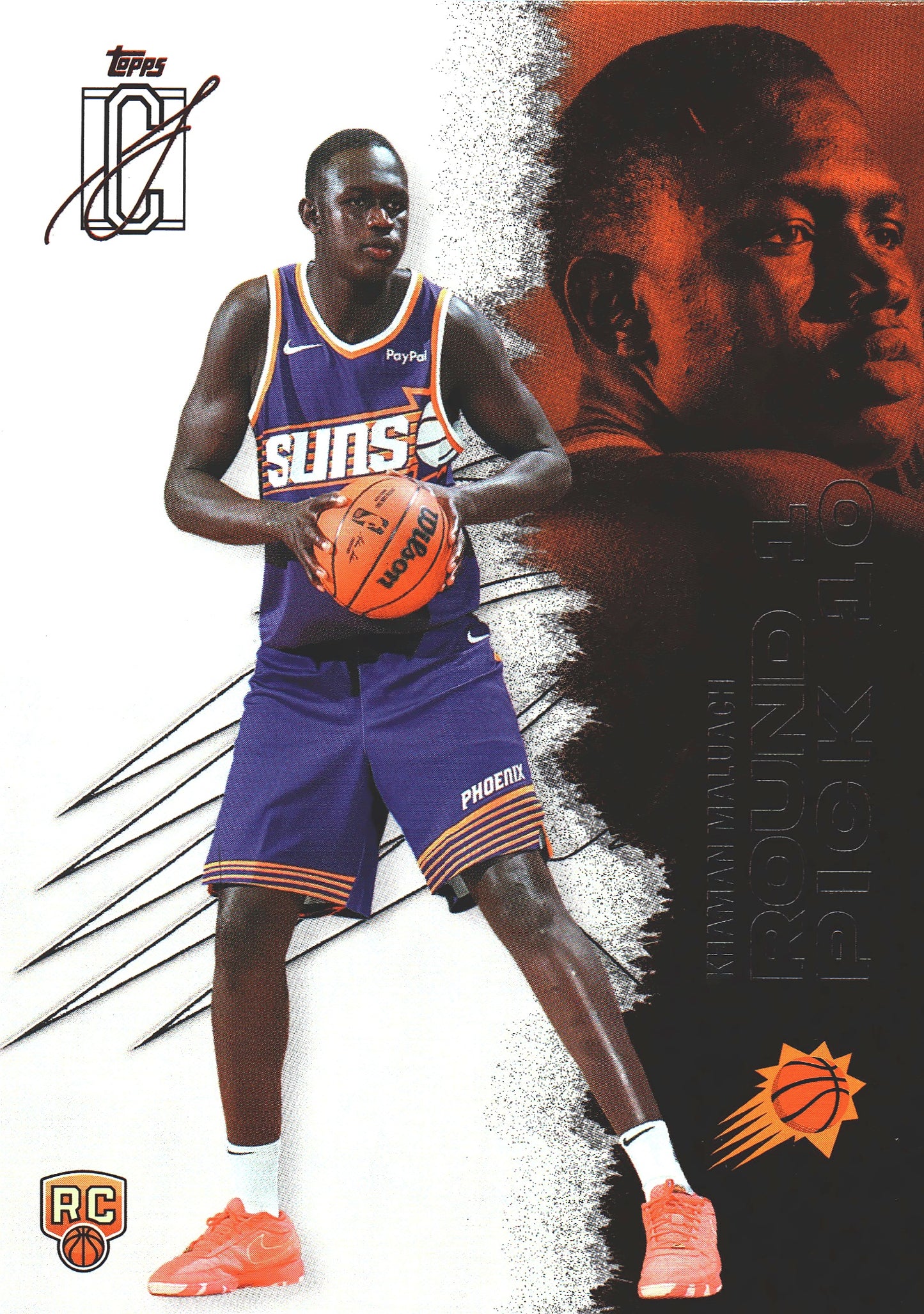 2025 Topps Signature Class Khaman Maluach RC #107 Phoenix Suns