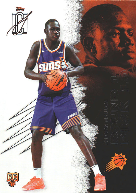 2025 Topps Signature Class Khaman Maluach RC #107 Phoenix Suns