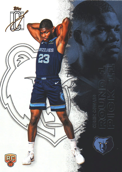2025 Topps Signature Class Cedric Coward RC #108 Memphis Grizzlies